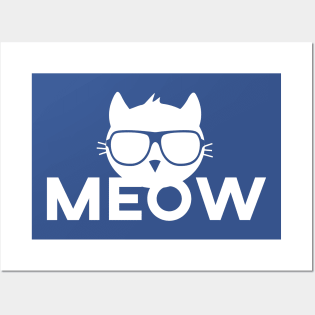 CATS MEOW Wall Art by MarkBlakeDesigns